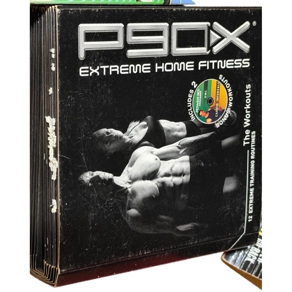 P90X Extreme Home Fitness 13 DVD  Beachbody Tony Horton Workout Program untested